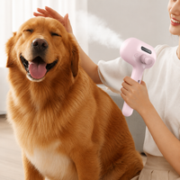 Steamy Dog Brush Electric Spray Cat Hair Brush 3 in1 Dog Steamer Brush for Massage Pet Grooming Removing Tangled and Loose Hair