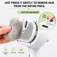 Steamy Dog Brush Electric Spray Cat Hair Brush 3 in1 Dog Steamer Brush for Massage Pet Grooming Removing Tangled and Loose Hair