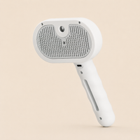 Steamy Dog Brush Electric Spray Cat Hair Brush 3 in1 Dog Steamer Brush for Massage Pet Grooming Removing Tangled and Loose Hair